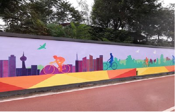 玉林墙体彩绘-围墙