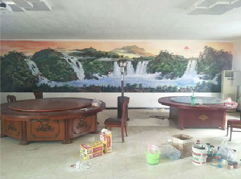 玉林墙绘-写实风景