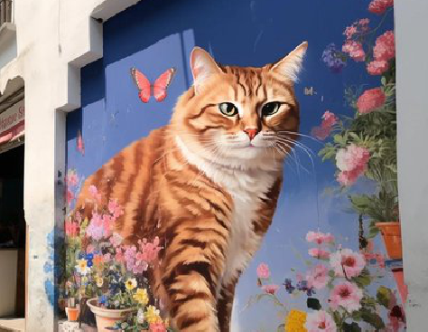 玉林自己绘制有个性的手绘墙